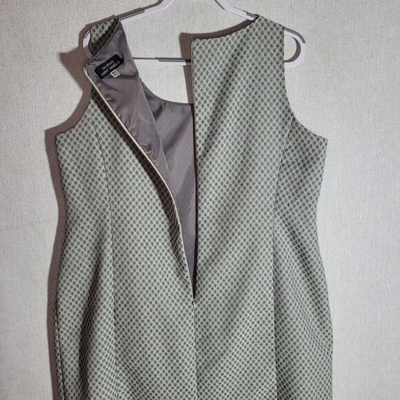 VTG Giorgio Sant Angelo Dress Sleevless Lined 18W Grey - Picture 5 of 16